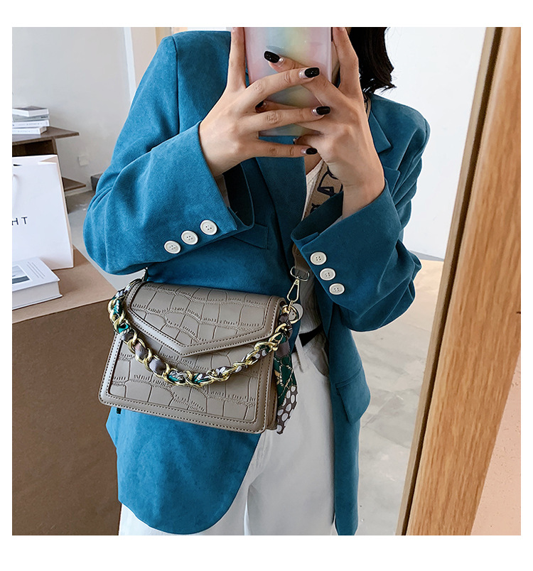 All-match Handbags Popular New Fashion Shoulder Texture Messenger Square Bag Wholesale display picture 13