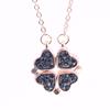 Fashionable magnetic necklace, city style, four-leaf clover, double wear, wholesale