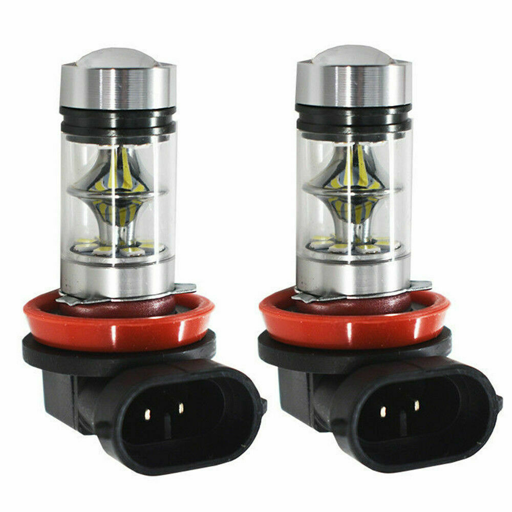 Lámpara de niebla de automóvil 100W H8 / H9 / H11 8000K Ice Blue Fog Light