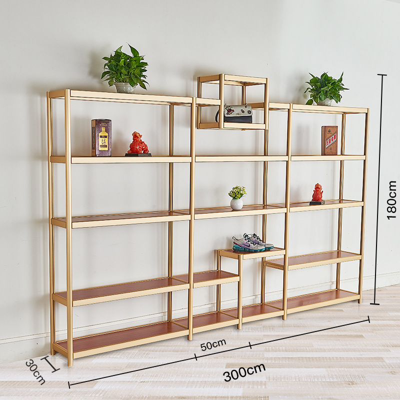 商场鞋店鞋架展示架自由组合多层包包架货架落地店铺用商用展示架