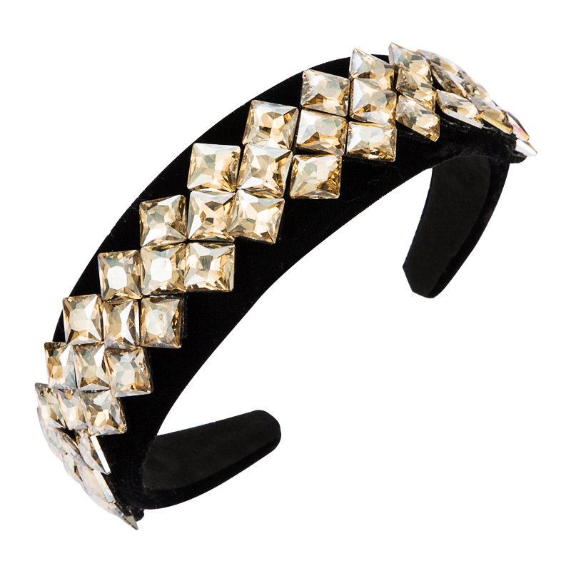 Diamond-studded Glass Headband display picture 9