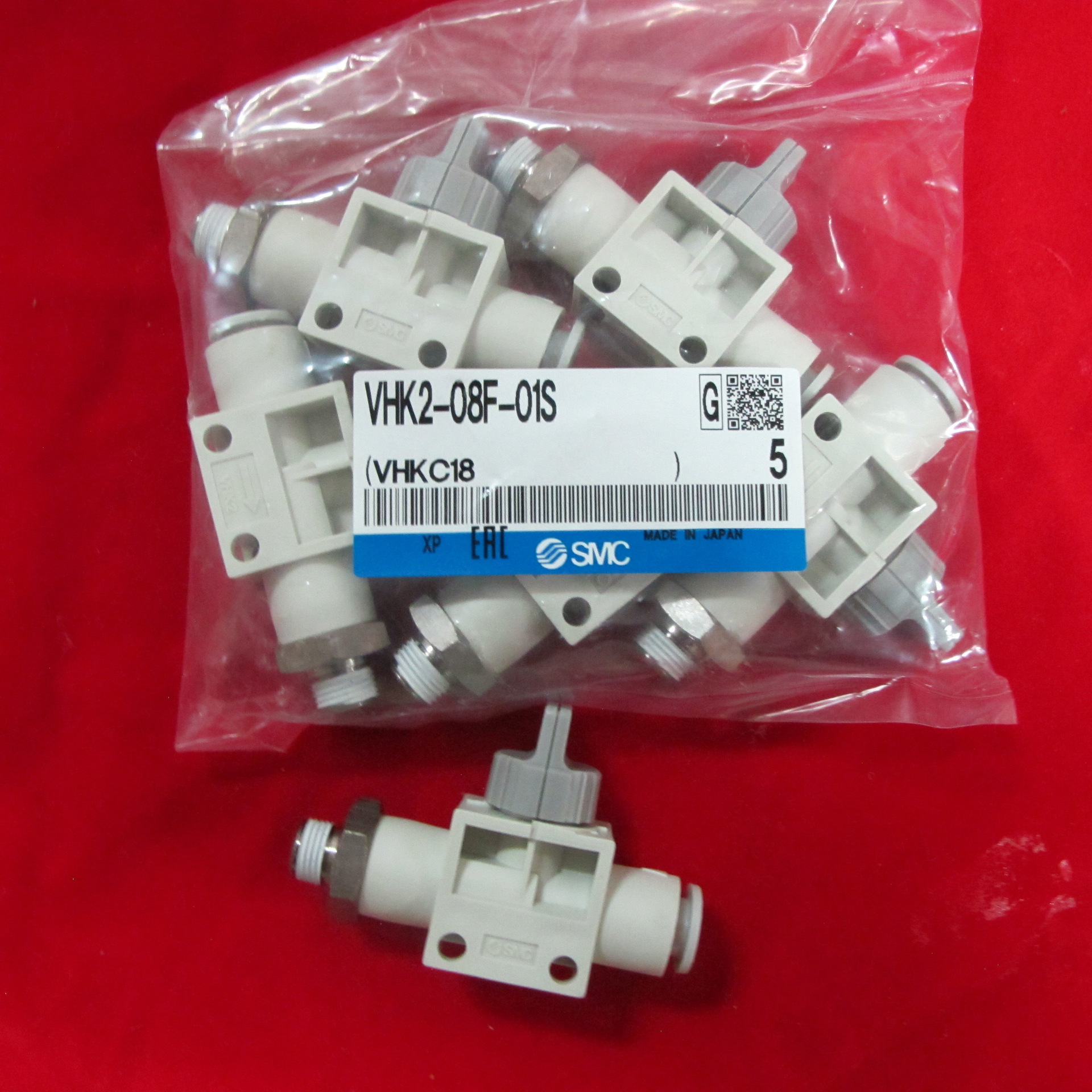 SMC单向手动阀VHK2-08F-01S