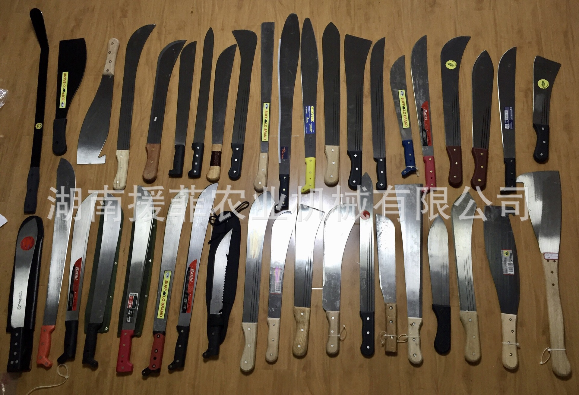 南美市场巴西甘蔗刀MACHETE,，M2002异性塑柄木柄带绑卡M213