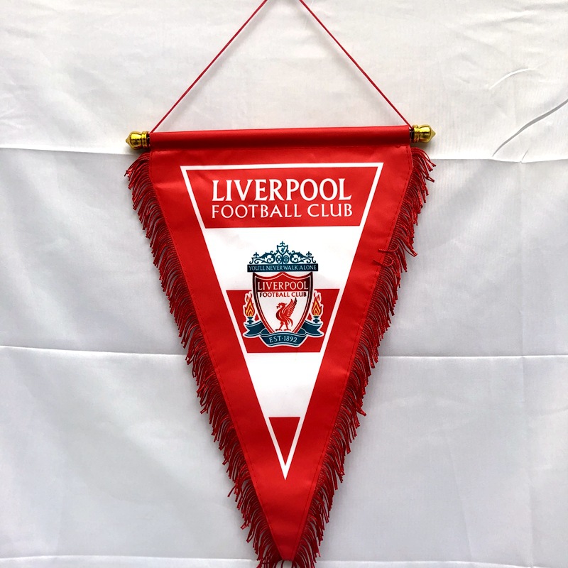 Football team exchange flag Real Madrid Liverpool Arsenal AC Milan Chelsea Juventus triangle decorative flag