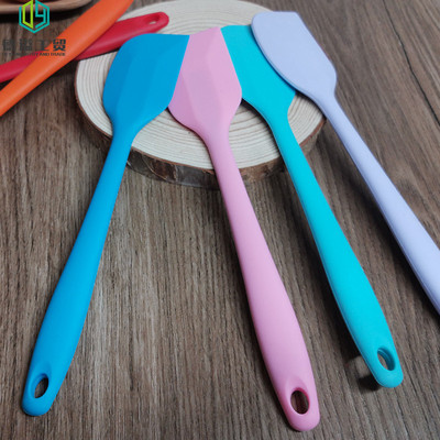 厂家直销一体式硅胶刮刀小号蛋糕抹刀牛油刀硅胶奶油刮刀烘焙工具