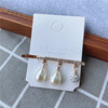 Brand hairgrip from pearl, hairpins, fashionable hair accessory handmade, internet celebrity, simple and elegant design