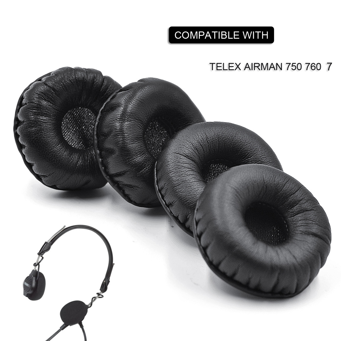 适用于AIRMAN750耳机套航空隔音舒适TELEX 升级耳套AIRMAN 760