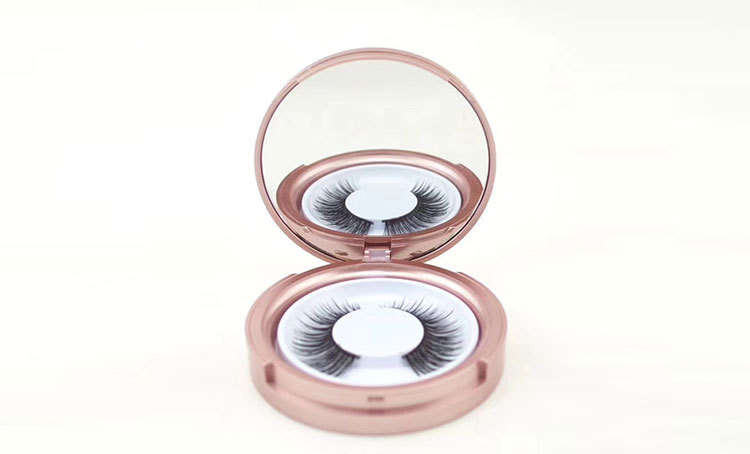 Fashion Solid Color Round False Eyelashes Box Wholesale display picture 5