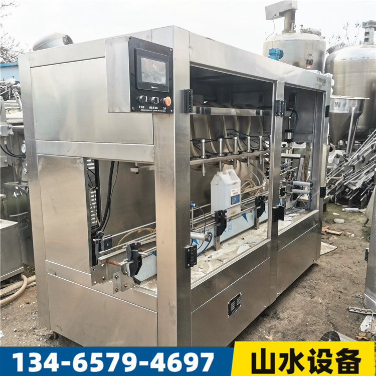 现货二手饮料灌装机设备 三合一矿泉水灌装机 24头液体灌装机