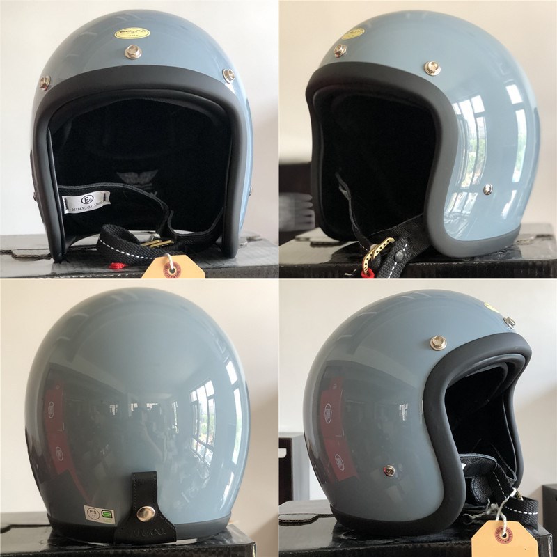 Vintage Motorradhelm Fiberglas Motorradhelm kleiner Helmkörper_voghion.com