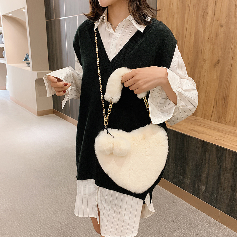 Plush bag women plush bag 2020 underarm...