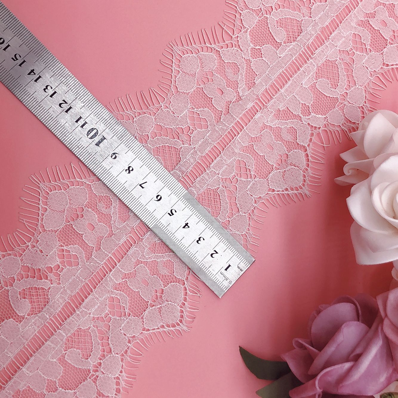 睫毛蕾丝花边睫毛花边弹力睫毛花边厂里直销813#宽度10CM