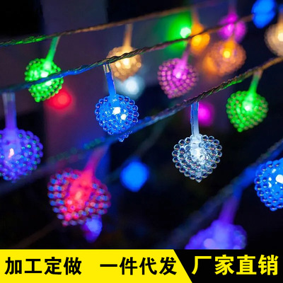 LED Coloured lights flash light String Gypsophila Hanging lamp bedroom Room ornament Net Red Lighting Star Festival Lights