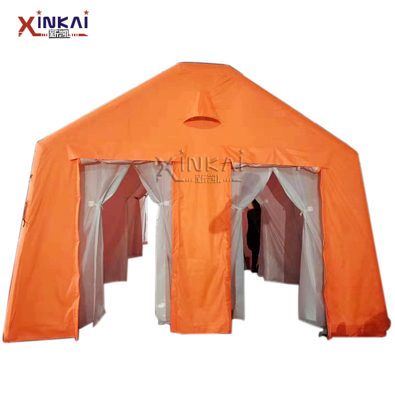 户外医疗救援充气帐篷 检疫应急物资帐篷 快速搭建临时隔离安检篷