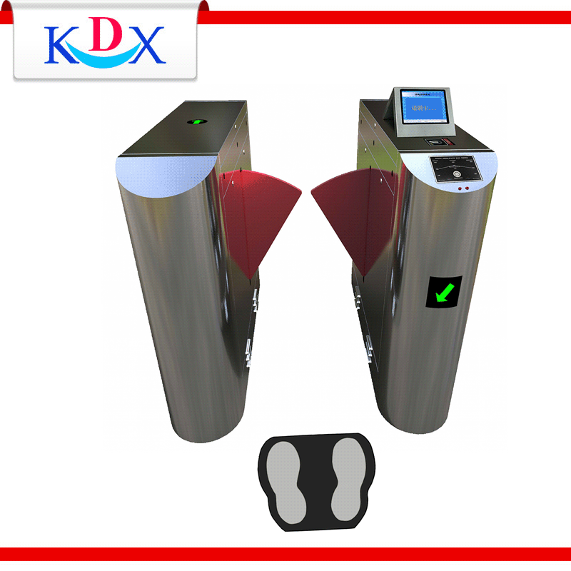 ESD门禁系统-翼闸圆斜边刷卡带 桥式圆边翼闸 翼闸人行通道闸机