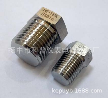 SS-8-HP 六角型NPT外螺纹堵头不锈钢等多种材料