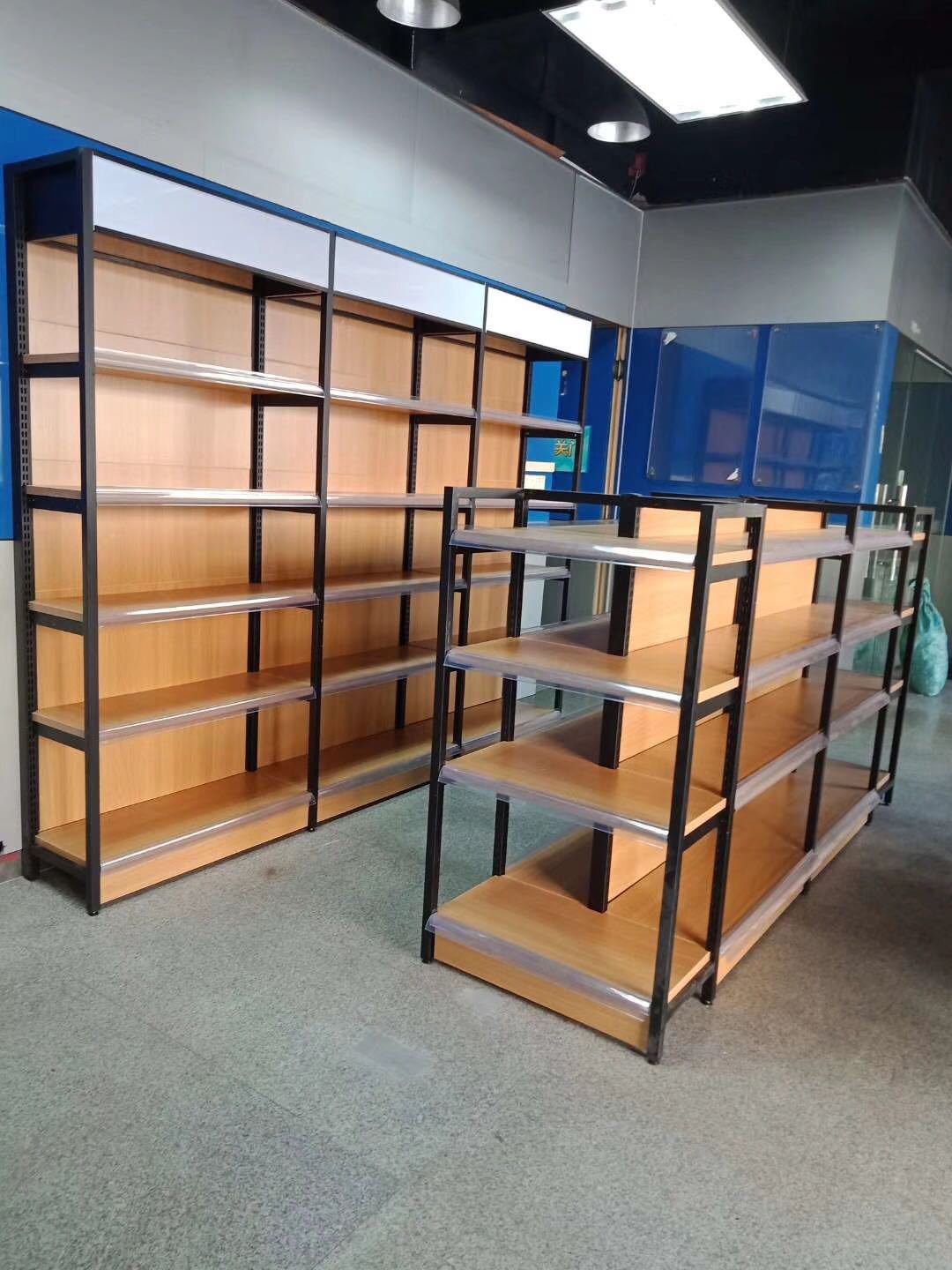 钢木货架厂家直供定制服务优惠超市货架便利店