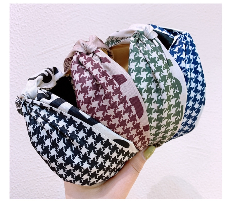 Korean New Fashion Wild Printing Knot Cheap Wholesale Headband display picture 11