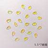 Transparent glossy nail decoration for manicure heart shaped, internet celebrity