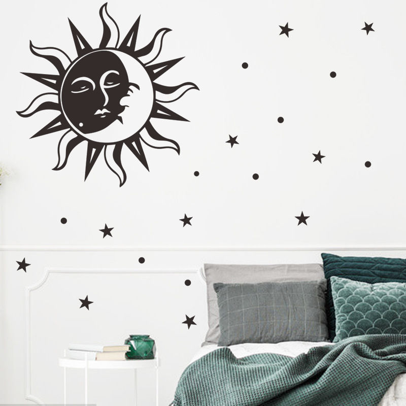 Sun Moon Stars Wall Stickers display picture 6