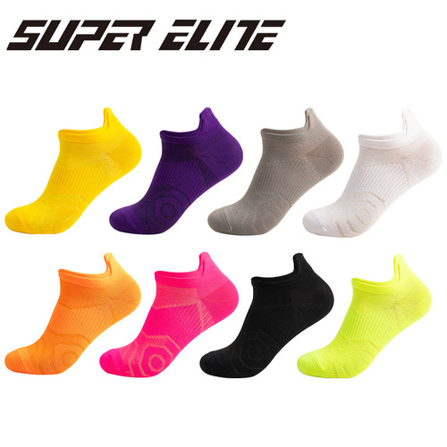 Professional outdoor sports socks for men and women, fitness running socks, thin socks, shallow mouth summer breathable socks, quick-drying boat socks