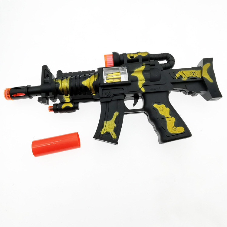 L6325 22012 camuflaje pistola de voz juguetes educativos para niños casa Yiwu 10 yuanes tienda de suministro al por mayor image 5