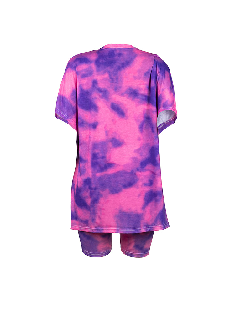 tie-dye home service top & pants two-piece set Nihaostyles wholesale clothing vendor NSMDJ75049