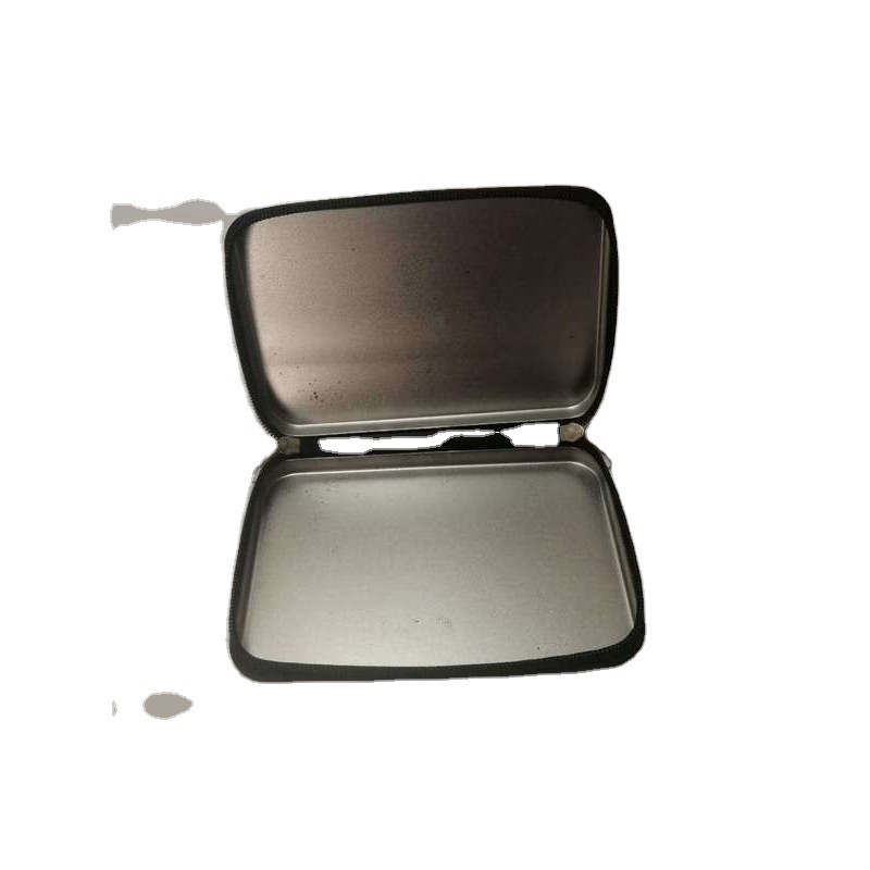 Caja de Hojalata con Tapa para Brochas de Maquillaje con Impresión UV para Almacenamiento
