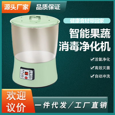Fruit and vegetable washing machine household ozone Fruits and vegetables Disinfection machine multi-function Ingredients Detoxification Vegetables machine Wholesale gift