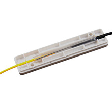 長方形皮線光纖皮纖保護盒1進1出光纜熱縮管保護套護纖熔接盒熱熔