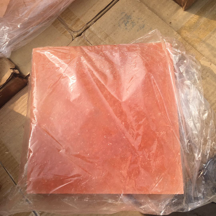 Factory straight hair salt brick salt board Himalayan rose salt board salt tablet Khan steam room salt room mineral salt rock salt room