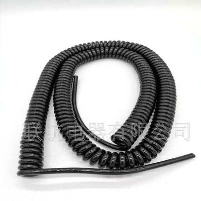 廠家直銷 PU彈簧線 PVC曲線 廠家定制彎線 螺旋線