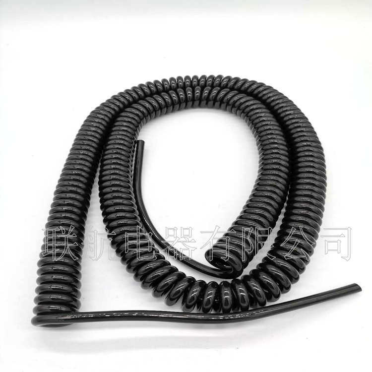 廠家直銷 PU彈簧線 PVC曲線 廠家定制彎線 螺旋線