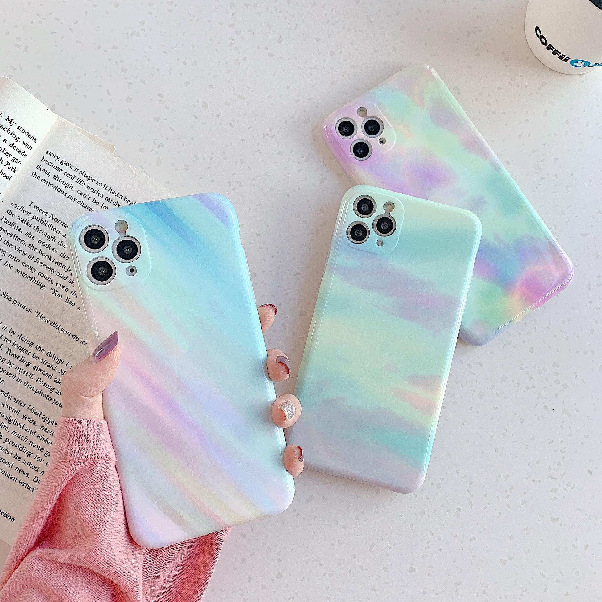 Simple Style Gradient Color Tpu   Phone Cases display picture 1