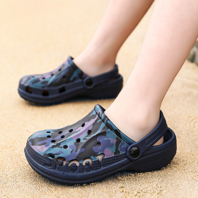 2020 new pattern summer children Crocs camouflage Versatile Exorcism CUHK slipper England Beach shoes Boy