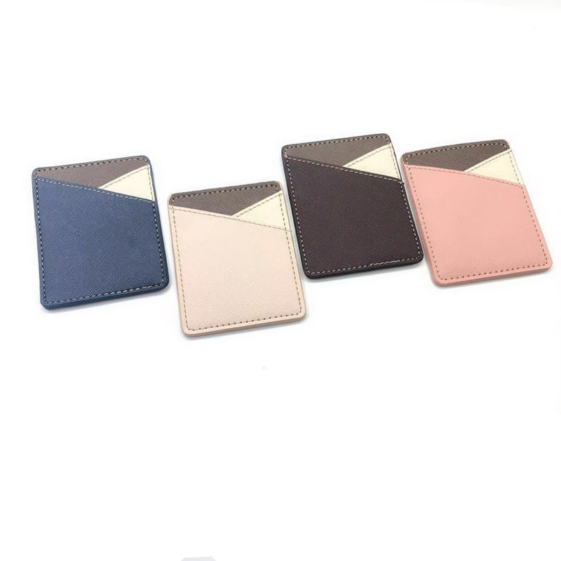 Unisex Color Block Solid Color Pu Leather Open Card Holders display picture 7