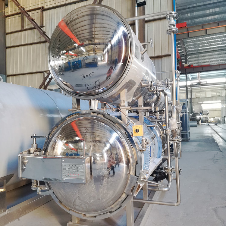 2020热销神龙优质双层喷淋式杀菌锅 调理杀菌釜 食品杀菌设备
