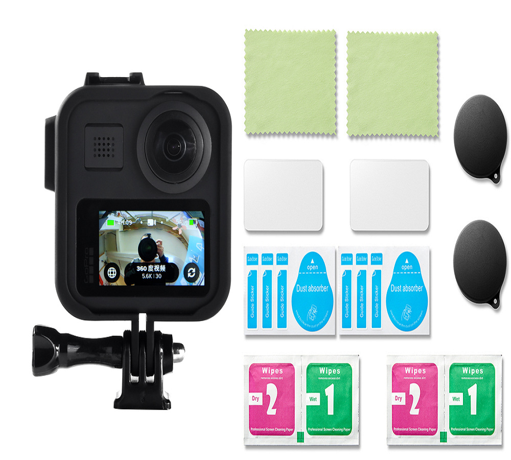 适用Gopro MAX 狗笼 360°VR全景摄相机塑胶边框保护框gopro套装