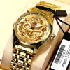 Waterproof mechanical ruby fashionable men's watch for elderly, for middle age