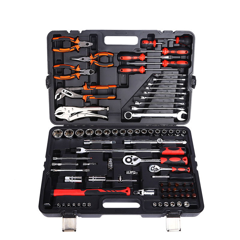 供应机修汽修系列套筒扳手综合套装86件套筒扳手组套工具箱