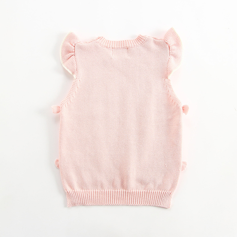 Entrega de una pieza 2021 nueva ropa para niños suéter para niños chaleco para niñas Primavera, Otoño e Invierno ropa exterior para bebés Chaleco de punto