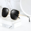 Brand square sunglasses, glasses solar-powered, 2020, internet celebrity