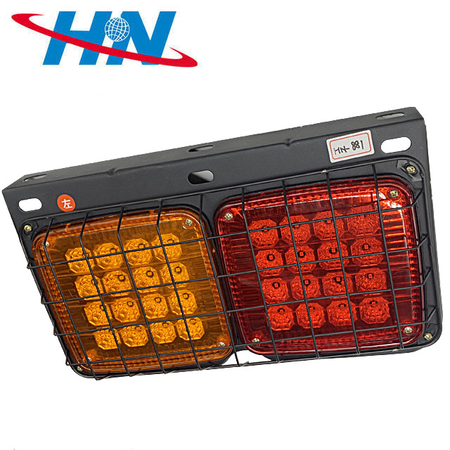 Conjunto de luz trasera LED 24V impermeable durable brillo luz trasera