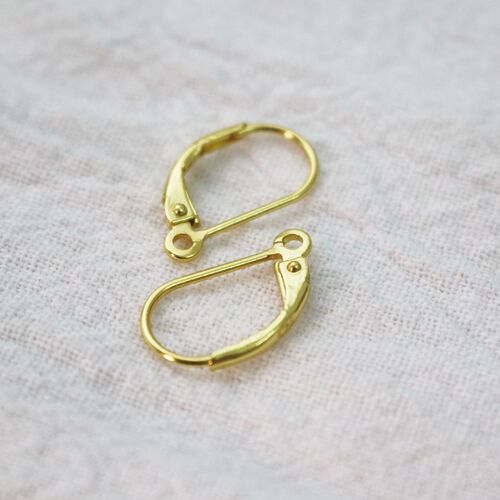 925 Pure Silver French Ear Hook DIY Pure Silver Jewelry Accessories French Ear Hook D-Shaped Clasp Jewelry Accessories Wholesale