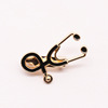Accessory, stethoscope, metal brooch lapel pin, new collection, wholesale