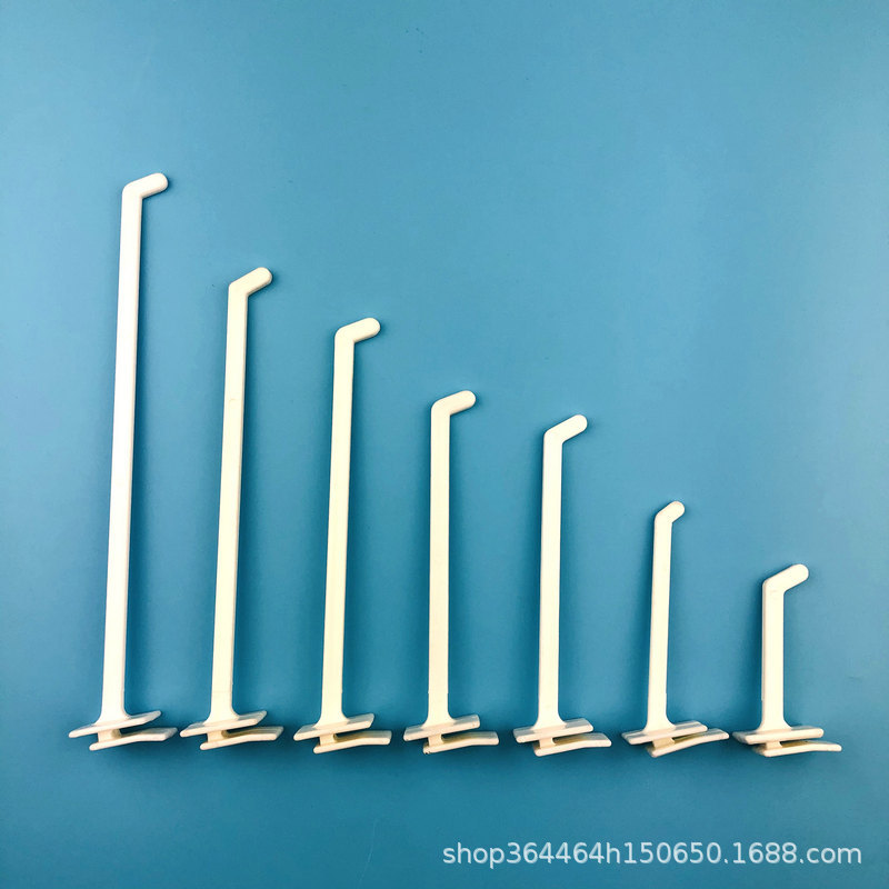 纸货架展示盒挂钩塑胶超市挂钩全新ABS塑料展示挂钩产品展示钩