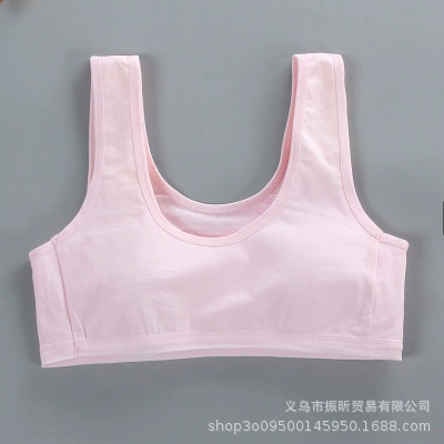 Teen girl bra, cotton quilted tank top, sports brace for students, Korean style, 16 years