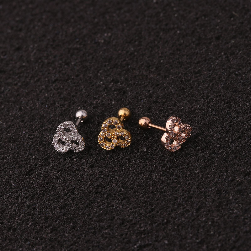 Ear Cartilage Rings & Studs Exaggerated Animal 316 Stainless Steel  Copper display picture 4