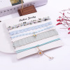 Factory direct selling blue chick necklace folds and exquisite Korean handmade jewelry shelves spot wholesale