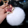 Car keys, keychain, plush cute bag decoration, South Korea, fox, raccoon